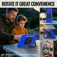 thumbnail image 5 of Case for Samsung Galaxy Tab S11 Ultra 14.6 inch 2025 Released, 360 Degree Rotating Hand Grip Shockproof Cover with Shoulder Strap, Blue, 5 of 7