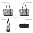 thumbnail image 6 of FORMRS Canvas Laptop Tote Bag for Women with 15.6" Computer Compartments Shoulder Handbag, Vibrant Abstract Design, 6 of 7