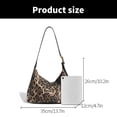 thumbnail image 5 of NEXAVKPR Unique Leopard Print Women's Slouchy Bag Casual Shoulder Bag for Everyday Use, 5 of 16
