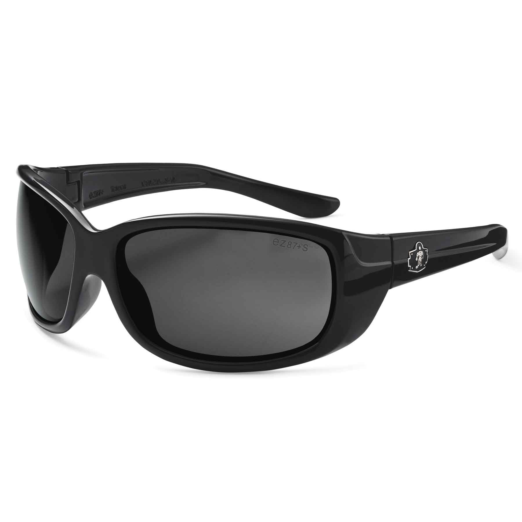 Skullerz ERDA-PZ Safety Glasses Black Polarized Smoke Lens - Walmart.com