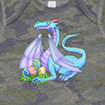 thumbnail image 4 of Inktastic Blue Easter Dragon with Painted Eggs Boys or Girls Baby Bodysuit, 4 of 5