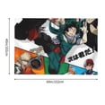 thumbnail image 2 of My Hero Academia Tapestry, Anime Wall Poster Art, Wall Tapestry For Bedroom Living Room Dorm Room, Wall Hanging For Festival Party Events Background Photography Backdrop, 60x40 Inch, 2 of 9