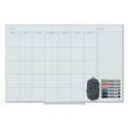 thumbnail image 2 of U Brands 3967U0001 Calendrier en Verre Flottant Effaçable à Sec Non Daté, 36 x 24, Blanc, 2 of 4