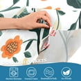 thumbnail image 3 of Yayeee Kitchen Curtains Tier Pair Light Filtering 27"x24" Rod Pocket Short Cafe Window Panel, Flowers Pattern, 3 of 7
