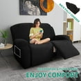 thumbnail image 2 of Joqmia Stretch Recliner Slipcover, Jacquard Fabric Recliner Sofa Cover with Elastic Bottom, Furniture Protector Fits Most Reclining, 2 of 8