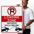 thumbnail image 2 of No Parking Symbol Sign, Loading Zone Sign,, 2 of 8