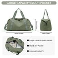 thumbnail image 4 of Fashion Handbags 2024 Women's Clothing Bag Large Capacity Foldable Travel Bag Tote Bag Men Cabin Bag Main Trends Gym Sports Bag (Black), 4 of 7