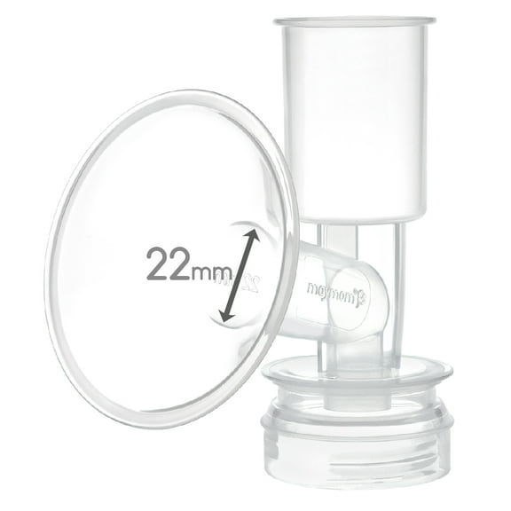 Maymom Breast Shield Flange 22 mm Compatible with Ameda Breast Pumps Purely Yours, Finesse, NOT for Ameda Mya, 1 pc