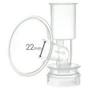 Maymom Breast Shield Flange 22 mm Compatible with Ameda Breast Pumps Purely Yours, Finesse, NOT for Ameda Mya, 1 pc