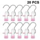 thumbnail image 1 of 20 piezas Ganchos de sujeción Percha para botas Perchas para pantalones Perchas para ropa/Rosa/ kaili Sencillez, 1 of 5
