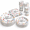 Baby in Bloom, variant on 250 Black White Pumpkin Plates Napk Fall Party Set For 50