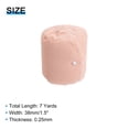 thumbnail image 2 of Uxcell 3 Rolls 1.5"x7Yd Chiffon Ribbon Handmade Fringe Chiffon Silk Ribbon Light Pink, 2 of 6