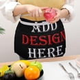 thumbnail image 4 of Personalized Custom Kitchen Apron, Add a Name/Logo/Photo Design, Polyester Bib Apron Adjustable with Three Front Pockets, 4 of 10