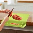 thumbnail image 2 of Kitchen Storage Containers Cutting Board With Food 2 In 1 Practical Chopping Board For Vegetables Meat Prep And Organizing Countertop Space Kitchen Organizing Storage for Fridge Clear Storage, 2 of 5