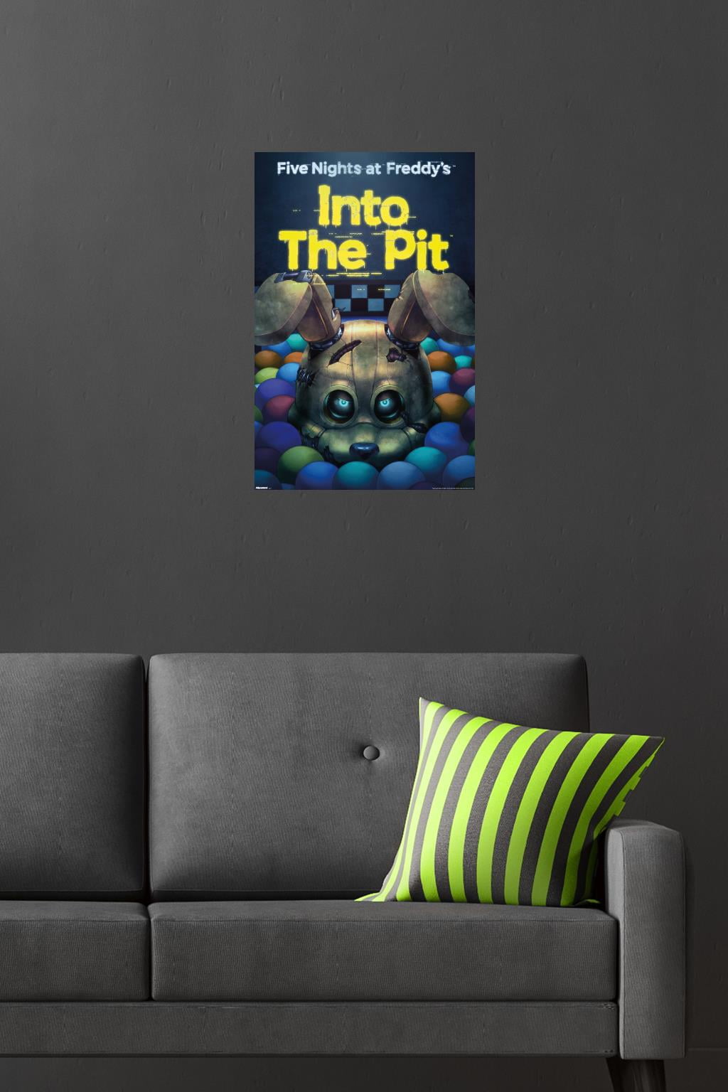 Five Nights at Freddy's: Into The Pit - Key Art Wall Poster, 14.725" x 22.375"