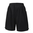 thumbnail image 6 of Bxsruta Men's Extended Sizes Loose Fit Sport Shorts with Drawstring Waist and Pockets for Outdoor Running, Training, and Casual Daily Wear, All Season Soft Polyester Fabric, 6 of 6