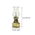 3pcs Oil Lamp Indoor Kerosene Lantern Vintage Style Hurricane Lamp