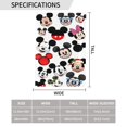 thumbnail image 3 of Bandera de jardín de temporada de Mickey Mouse, bandera de doble cara, bandera navideña para decoraciones navideñas al aire libre., 3 of 8