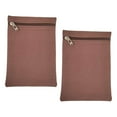 thumbnail image 3 of 2 bolsillos laterales para coser con cremallera para chaquetas, abrigos y sudaderas. Café L, 3 of 9