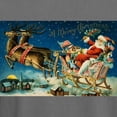 thumbnail image 3 of CafePress - Vintage Santa Sleigh T Shirt - Mens Comfort Colors Shirt, 3 of 5