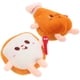 thumbnail image 2 of KAKOWELY 2 juguetes masticables para perros, adorables juguetes de peluche con diseño de dibujos animados para perros agresivos., 2 of 5