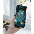 thumbnail image 5 of WIRESTER Shockproof Soft Rubber Cover Case for Samsung Galaxy S24 FE 6.7", Blue Sky Galaxy Nebula, 5 of 5