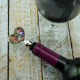 thumbnail image 3 of Alice in Wonderland Garden Party Heart Love Wine Bottle Stopper, 3 of 5