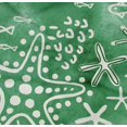 thumbnail image 5 of oneOone Cotton Poplin Twill Green Fabric Starfish & Fish Diy Clothing Quilting Fabric Print Fabric By Yard 56 Inch Wide, 5 of 6