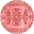 thumbnail image 1 of Ahgly Company Indoor Round Persian Red Traditional Area Rugs, 7' Round, 1 of 4