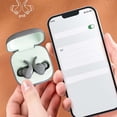 thumbnail image 4 of P30i by Ruroz Noise Cancelling Earbuds, Strong and Smart Noise Cancelling, Powerful Bass, 45H Playtime, 2-in-1 Case and Phone Stand, IP54, Wireless Earbuds, Bluetooth 5.4(Green), 4 of 9