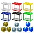 thumbnail image 6 of Modern Plastic Stackable Fish Tanks 6 Hole Design Bettas Aquarium Suitable for Small Pet Desktop Use Safe, 6 of 8
