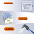50 Portabadge Trasparenti Con Cinghia E Gancio - Per Carte Di Identità, Nome, Ufficio, Eventi - PVC Durevole - Foto 2
