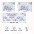thumbnail image 2 of Yayeee Pillowcase King Size Set of 2 Satin Wrinkle Resistant Envelope Pillow Case, Pastel Flower Pattern, 2 of 8