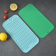 thumbnail image 3 of Shoreew Drain Mat Silicone Multiple Usage Heat-resistant Anti-skid Easy Cleaning Leakproof Kitchen Counter Sink Bar Bottle Cup Dish Drying Mat, 3 of 7