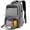 grey, variant on Lunch Backpack,17.6in Laptop Backpack,Insulated Cooler Backpack Lunch Box,with USB Port for for Men Women, Black