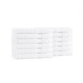 thumbnail image 6 of Admiral Hospitality Washcloths (Bulk Case of 300), White, 12x12 in., Cotton/Poly Blend, 6 of 9