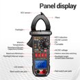 thumbnail image 2 of Clamp Meter,Pn128 Resistance Diode Hz Voltmeter Tester Rms Diode Hz Temperature 4000 600a Ammeter 600a Ammeter Voltmeter Clamp Tool Resistance Ammeter Voltmeter Tester Clamp Meter Buzhi Xinzy, 2 of 6