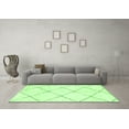 thumbnail image 3 of Ahgly Company Indoor Rectangle Solid Green Modern Area Rugs, 2' x 4', 3 of 4