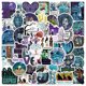 thumbnail image 1 of Pegatinas Haunteds Mansions de vinilo impermeables para anime, 50 unidades/lote, 1 of 5