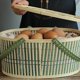 thumbnail image 4 of unbranded Cesta De Bambú Tejida Para Huevos Cesta Decorativa Verde Para Almacenaje Y De Pascua, 4 of 4