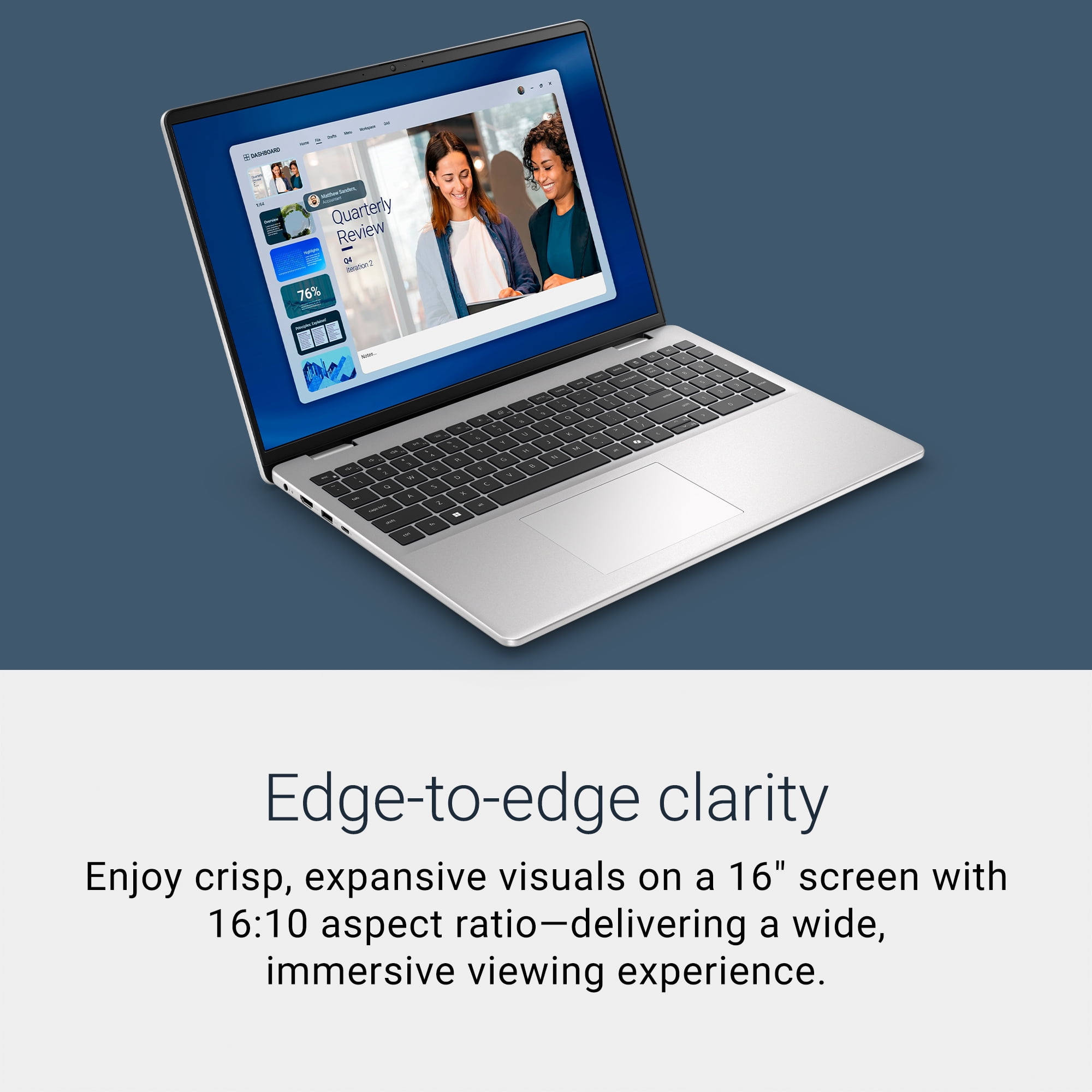 Dell 16" FHD+ Touch Laptop AMD Ryzen™ AI 7 350 Processor, 32 GB RAM, 1 TB SSD, Windows 11 Home