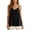 Black, variant on Women's Camisole Tank Tops Spaghetti Strap Sleeveless Basic Cami Top Undershirts