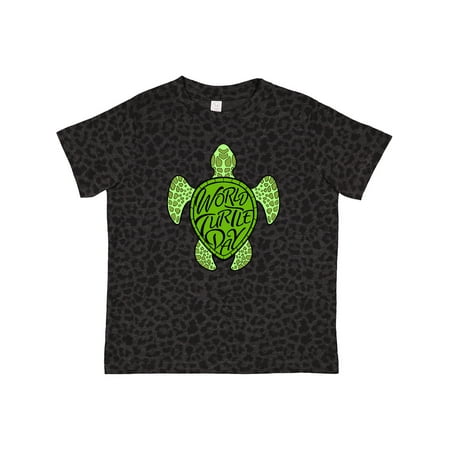 

Inktastic World Turtle Day with Sea Turtle in Green Gift Toddler Boy or Toddler Girl T-Shirt