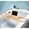 thumbnail image 3 of LEGENDARY-YES Étagère de Baignoire en Bambou Support de Lecture Extensible, 3 of 10
