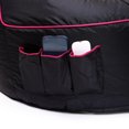 thumbnail image 3 of Gouchee Home Beadbox Pink Bean Bag Chair – Quilted High-Back Gaming Seat with Waterproof Oxford Fabric, Polystyrene Bead Filling, Storage Pockets & Headphone Hook for Living Room and Gaming, 3 of 6