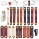 thumbnail image 1 of 20 correas de cuero para cables, organizadores de cables, gestión de cables para cables USB y auriculares, 2 tamaños, 5 colores, bricolaje, 1 of 7