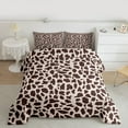 thumbnail image 2 of Feelyou Fashion Cow Print Queen Comforter Set, Chic Polkadots Abstract Bedding Sets, Teens Adult Women Reversible Bedding Comforter Set, Lightweight Room Decor, 3 Pieces, 2 of 8