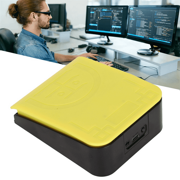 Single Foot Switch Pedal Wireless 2.4G Wired USB Three Connection Mode High Sensitivity Ergonomic Foot Switch Pedal,1 * Single Foot Switch Pedal