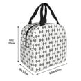 thumbnail image 2 of KLL Signal Icon Print Insulated Lunch Bag Women, Reusable Cute Tote Lunch Box for Adult & Men, Leakproof Cooler Lunch Bags for Work Office Travel Picnic, 2 of 5