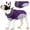 Purple, variant on Dog Winter Coat Warm Reflective Dog Jacket Dog Cold Weather Coats for Small Medium Large Dogs